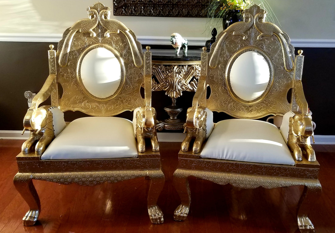 King & Queen Chair Set